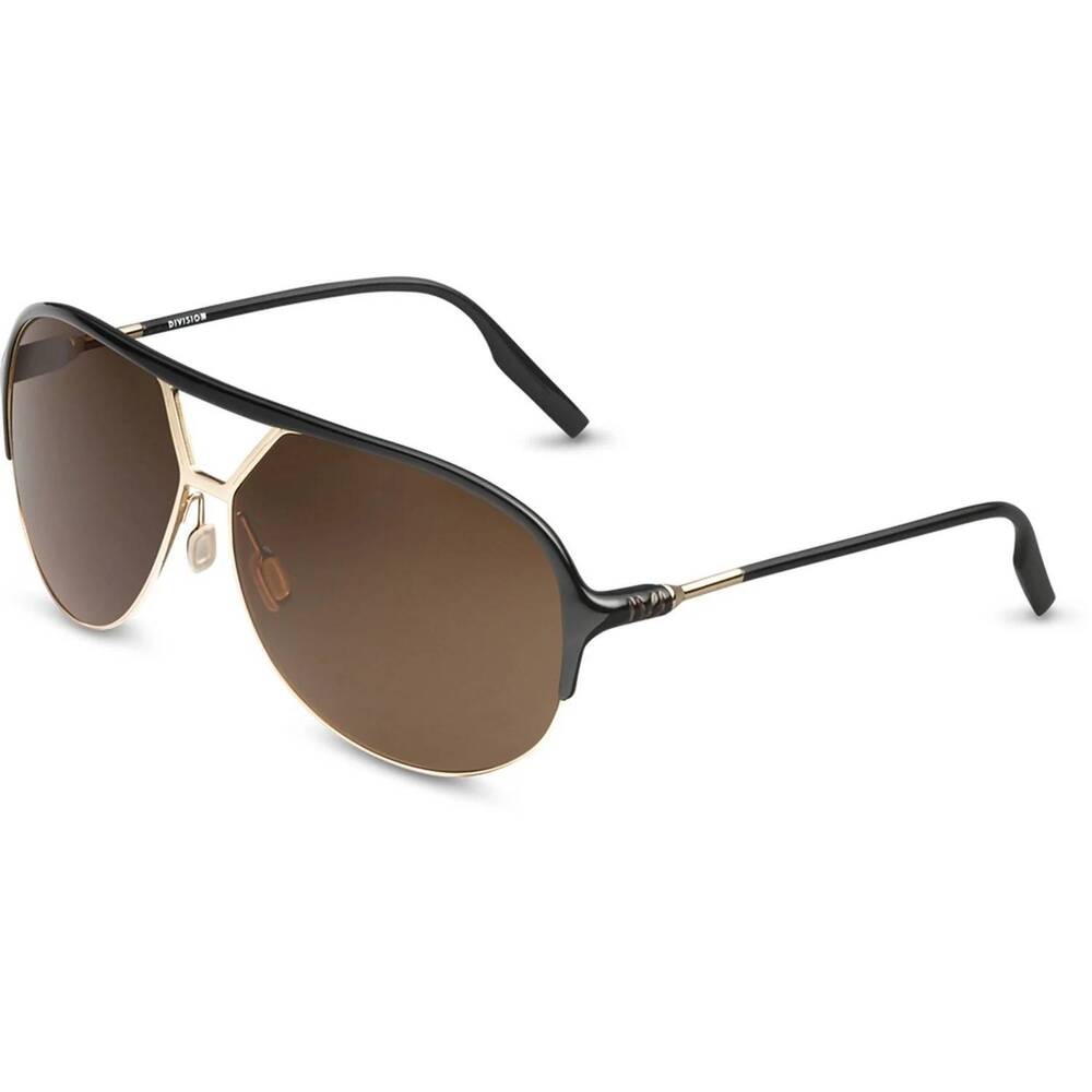 NEW IVI VISION men's division sunglasses in black-gold / bronze